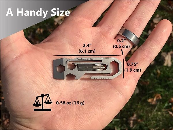 EverRatchet Clip Ratcheting Keychain Multitool - Gear Infusion