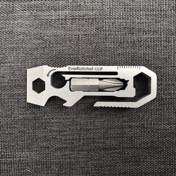 EverRatchet Clip Ratcheting Keychain Multitool - Gear Infusion