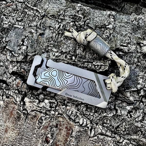 Custom Titanium Bead + Paracord Lanyard