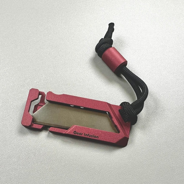 GhostTi Utility Knife - Cranberry Frost
