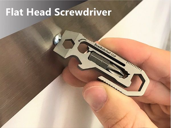 EverRatchet Clip Ratcheting Keychain Multitool - Gear Infusion