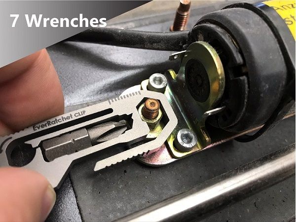 EverRatchet Clip Ratcheting Keychain Multitool - Gear Infusion